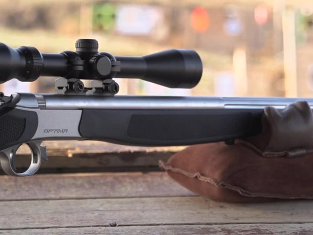 CVA® 50 cal. Optima® V1 Powder Muzzleloader Rifle with Scope Black / SS - image 4 from the video